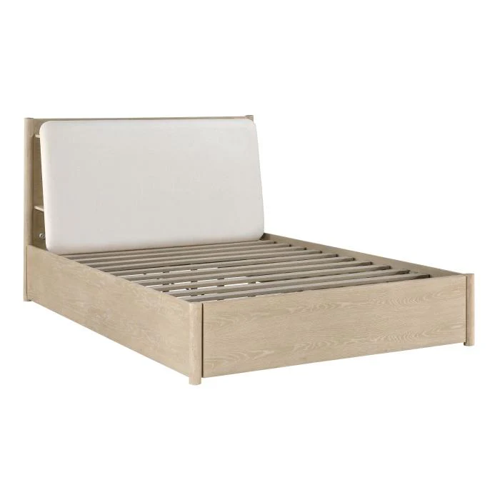 1313N-1-Bedroom (3) Queen Platform Bed with Footboard Storage - Image 5