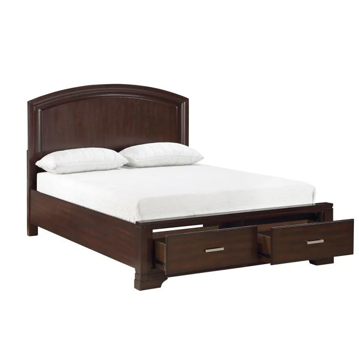 1520CHK-1EK-Bedroom (3) Eastern King Platform Bed with Footboard Storage - Image 3