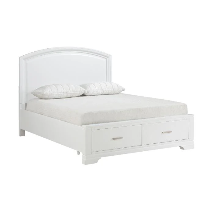 1520WHF-1-Youth (3) Full Platform Bed with Footboard Storage - Image 2