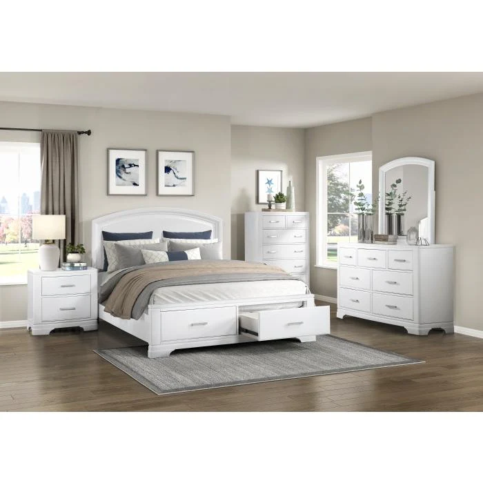 1520WHF-1-Youth (3) Full Platform Bed with Footboard Storage - Image 4