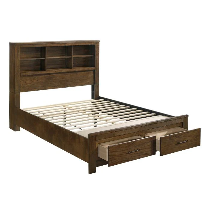 1592K-1EK-Bedroom (3) Eastern King Platform Bed with Footboard Storage - Image 4