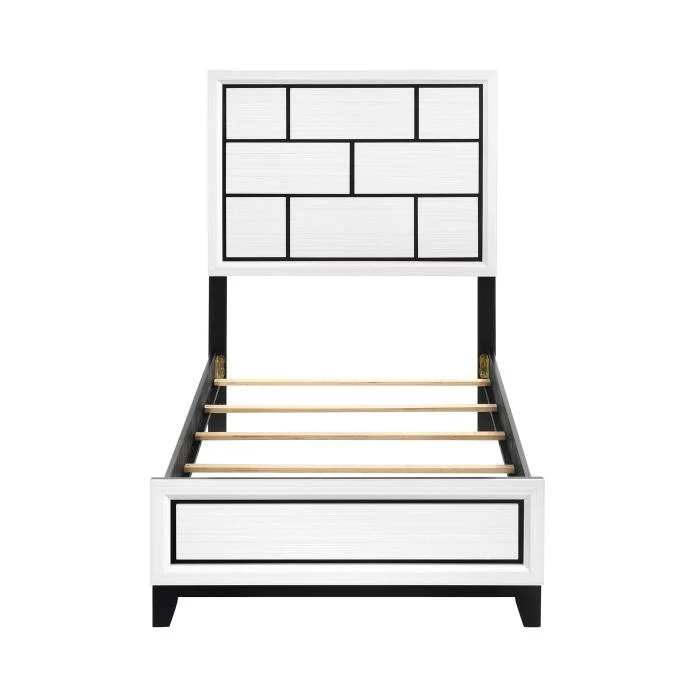 1645WHT-1-Youth (2) Twin Bed - Image 3