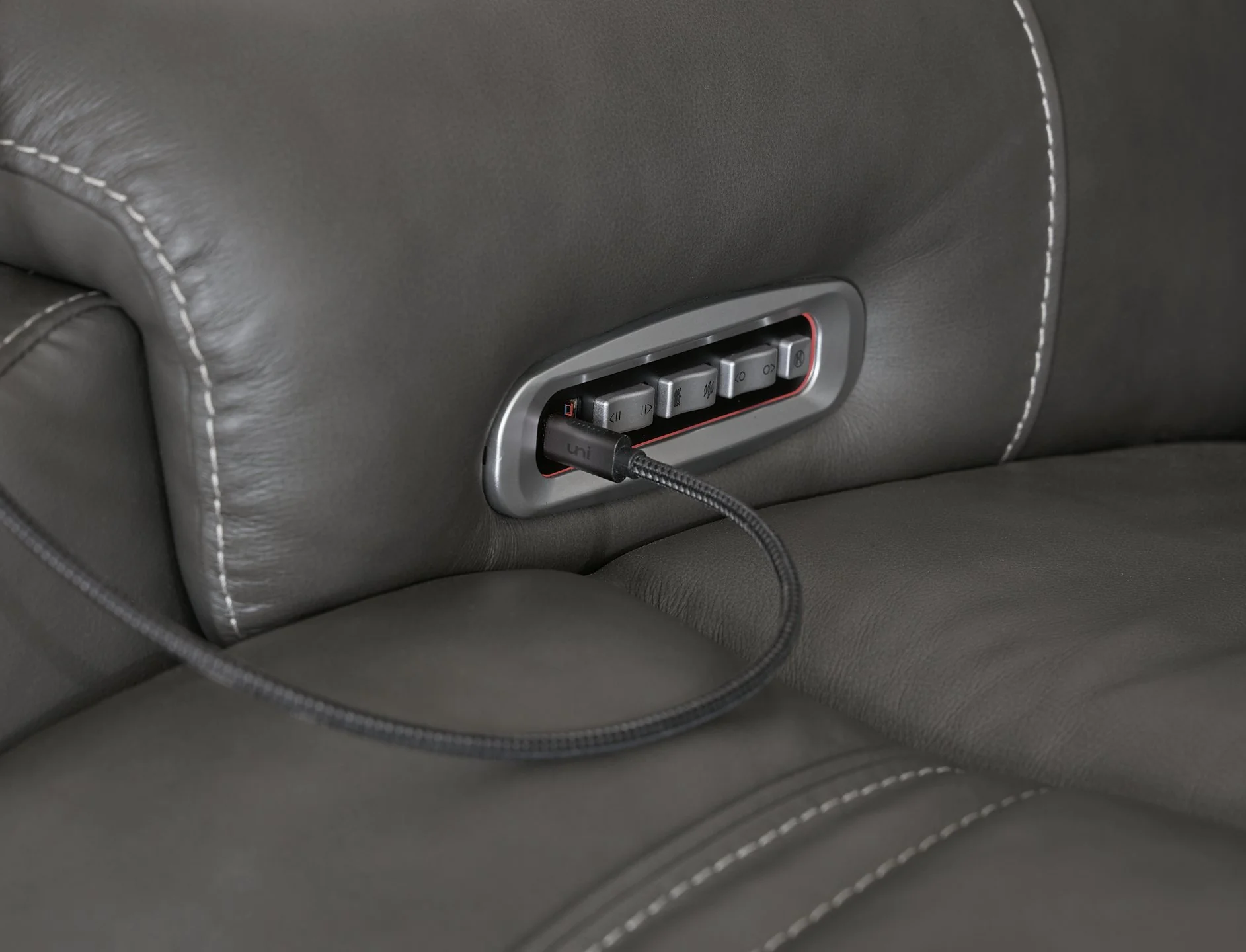 5Z - Pittson Power Sectional Reclining Sofa - Image 5