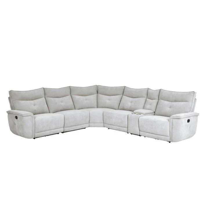 9509MGY6LRRR - (6)6-Piece Modular Reclining Sectional