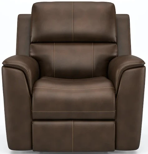 Flexsteel Henry Power Recliner with Power Headrests and Lumbar - Image 3