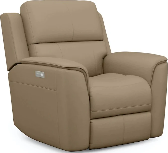 Flexsteel Henry Power Recliner with Power Headrests and Lumbar - Image 6