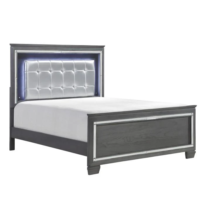 Allura (3)California King Bed, LED Lighting - Image 13