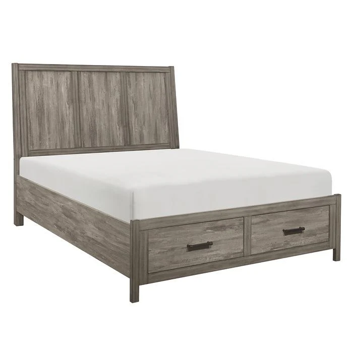 Bainbridge (3) Queen Platform Bed with Footboard Storage - Image 2