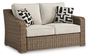 Beachcroft Outdoor Loveseat with Cushion - Image 3