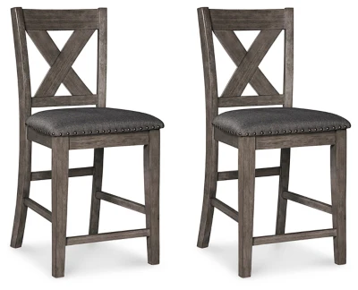 Caitbrook Counter Height Upholstered Bar Stool - Image 10