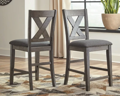 Caitbrook Counter Height Upholstered Bar Stool - Image 11