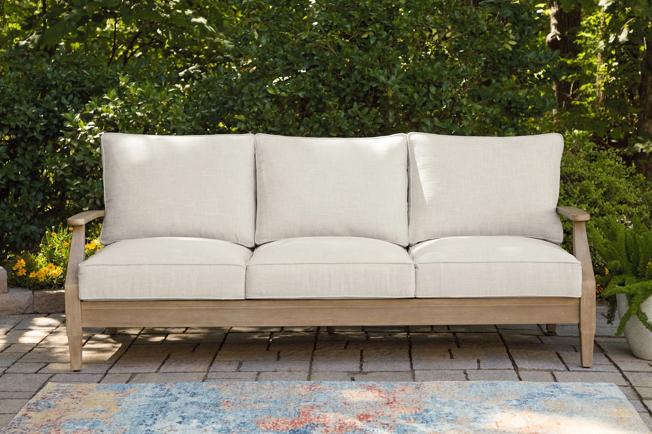 Carter Hall Outdoor Sofa with Cushion - Image 6