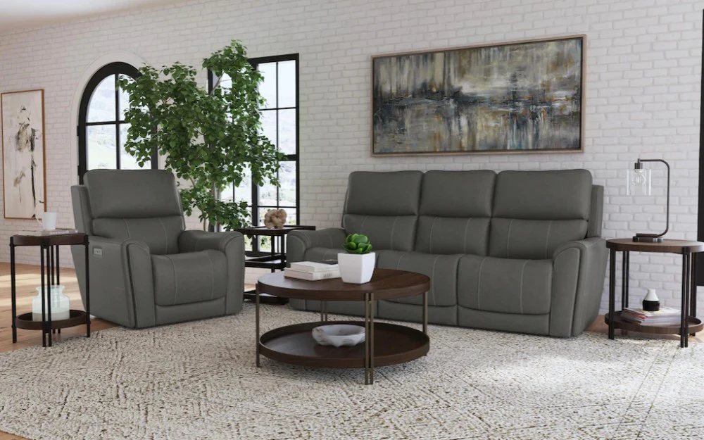 Flexsteel Carter Power Recliner with Power Headrest and Lumbar - Image 10