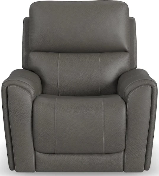 Flexsteel Carter Power Recliner with Power Headrest and Lumbar - Image 7