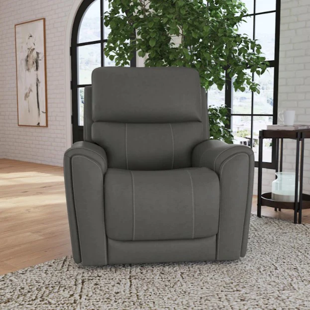 Flexsteel Carter Power Recliner with Power Headrest and Lumbar - Image 8