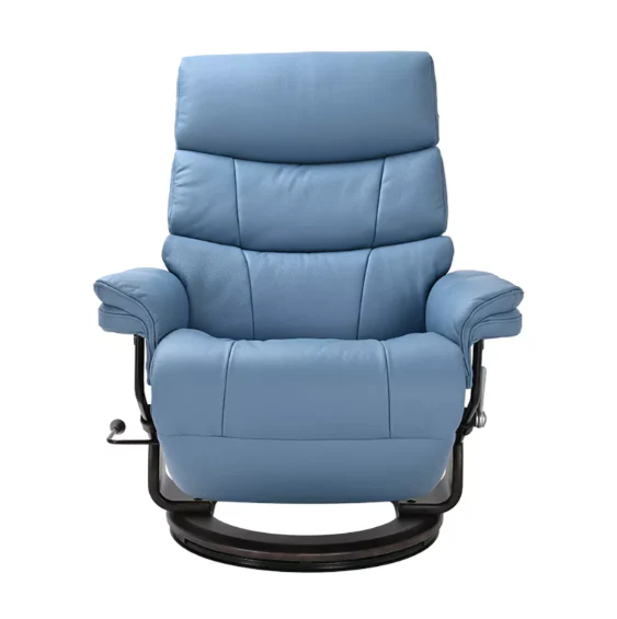 Cheer - Leather Stressless Recliner by Benchmaster - Image 4