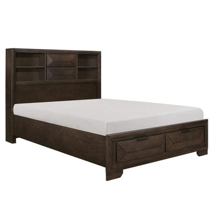 Chesky (3)California King Platform Bed with Footboard Storage - Image 3