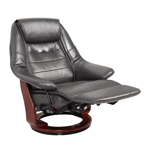 Concord - Leather Power Stressless Recliner by Benchmaster - Image 2