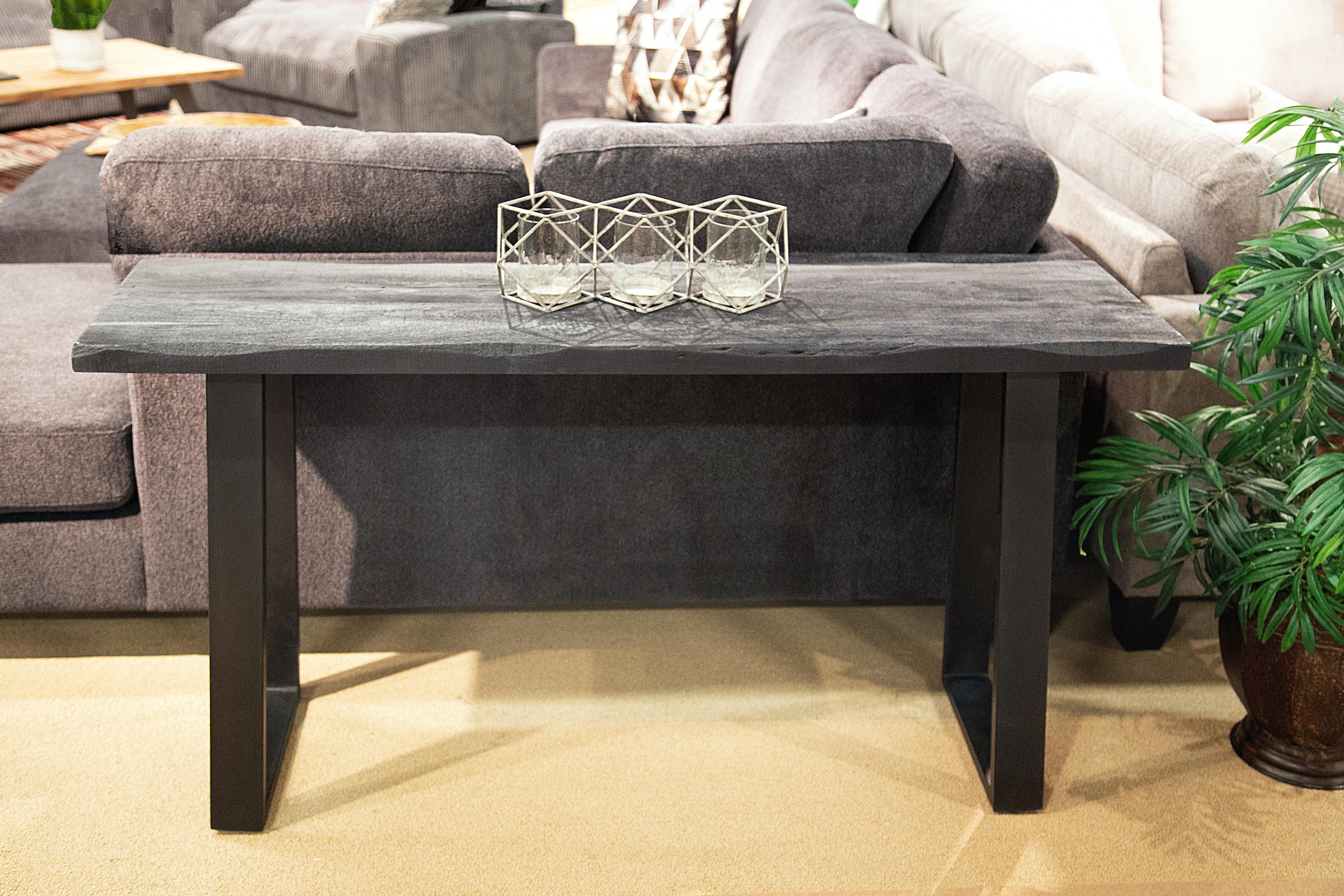CROSSOVER GRAY CONSOLE TABLE - Image 2