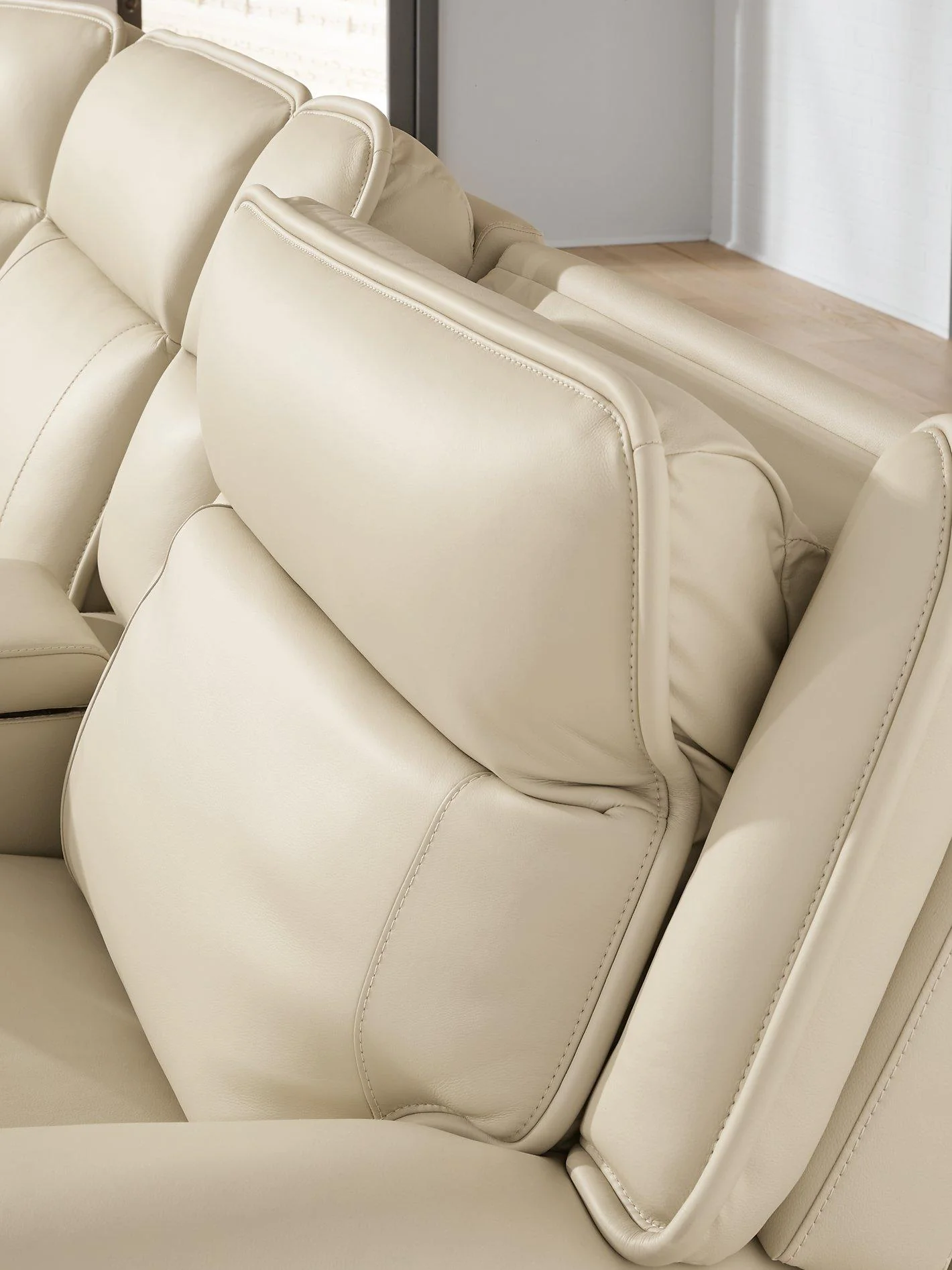 Double Deal Power Reclining Loveseat Sectional with Console - Image 19