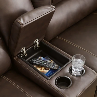 Dunleith Power Reclining Loveseat with Console - Image 16