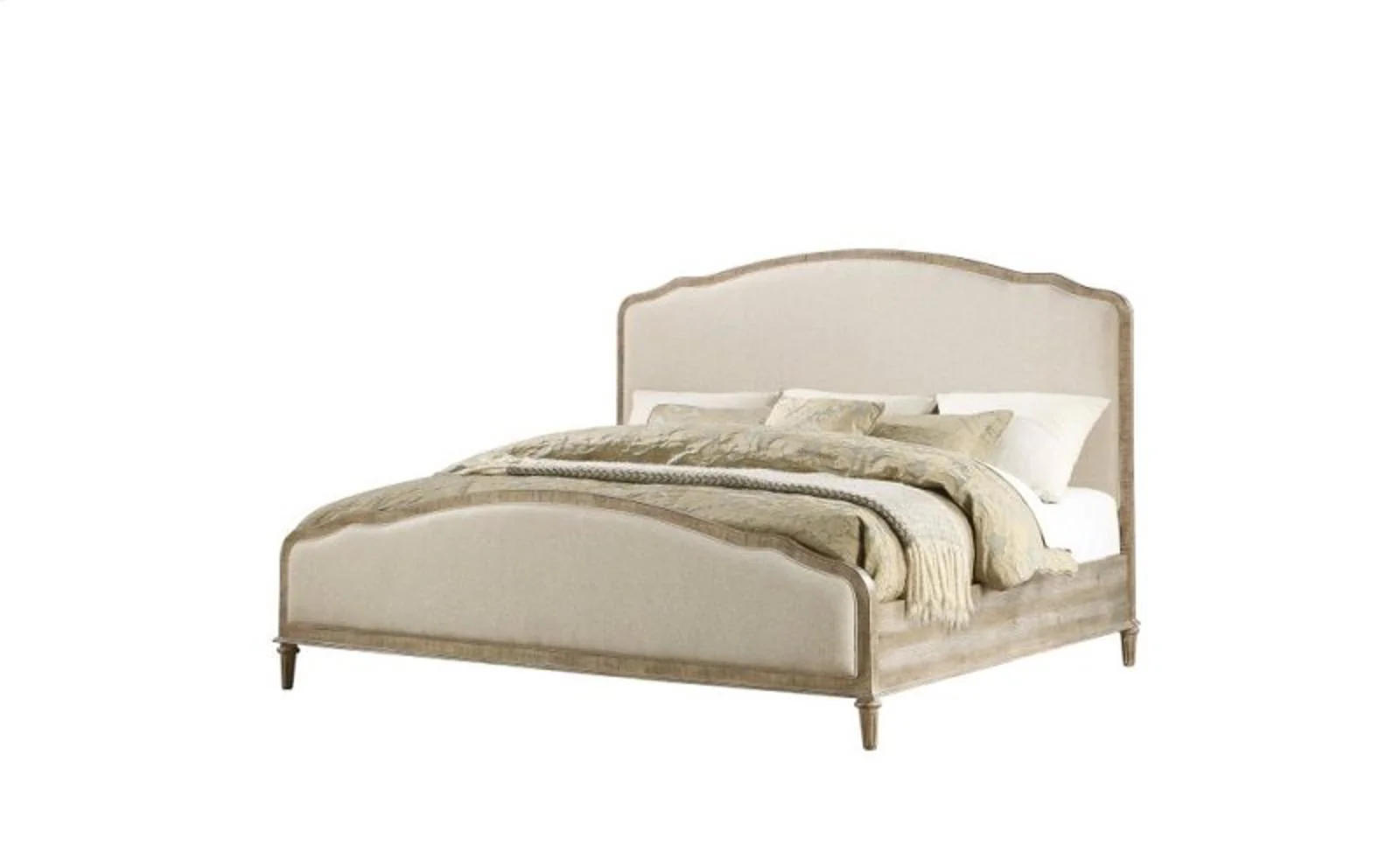 Emerald Home Interlude Queen Upholstered Bed in Sandstone - Image 2
