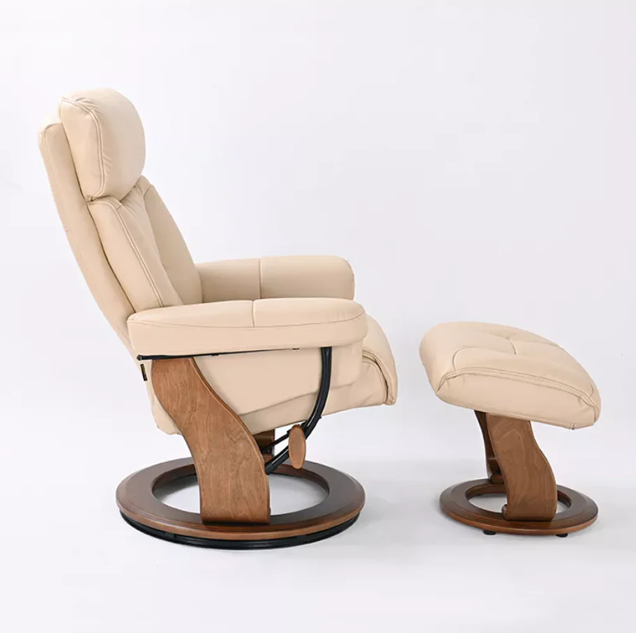 Emmie II - Stressless Recliner with Ottoman by Benchmaster - Image 7