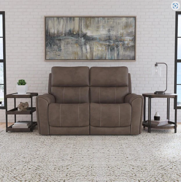 Flexsteel Carter Power Reclining Loveseat with Power Headrests and Lumbar - Image 5