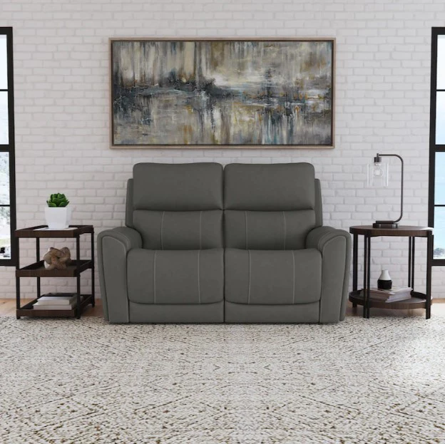 Flexsteel Carter Power Reclining Loveseat with Power Headrests and Lumbar - Image 8