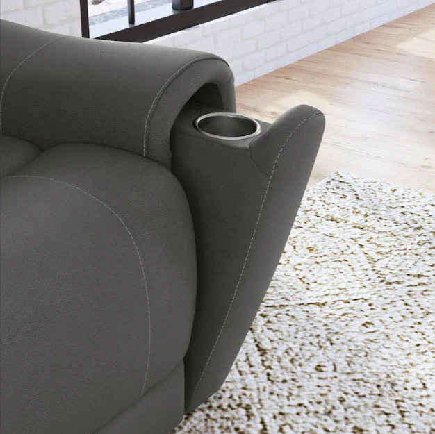 Flexsteel Carter Power Reclining Loveseat with Power Headrests and Lumbar - Image 9