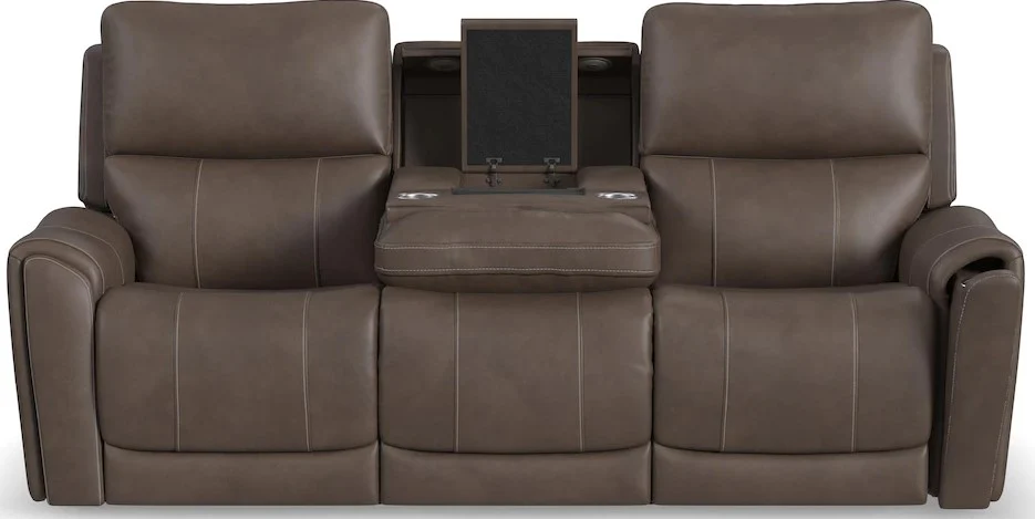 Flexsteel Carter Power Reclining Sofa with Power Headrests and Lumbar - Image 5