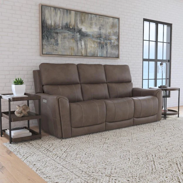 Flexsteel Carter Power Reclining Sofa with Power Headrests and Lumbar - Image 8