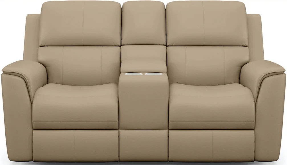 Flexsteel Henry Power Reclining Loveseat with Power Headrests and Lumbar - Image 9