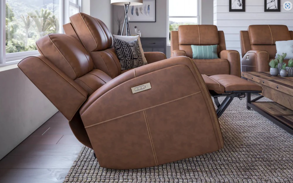 Flexsteel Linden Power Reclining Sofa with Power Headrests and Lumbar - Image 7