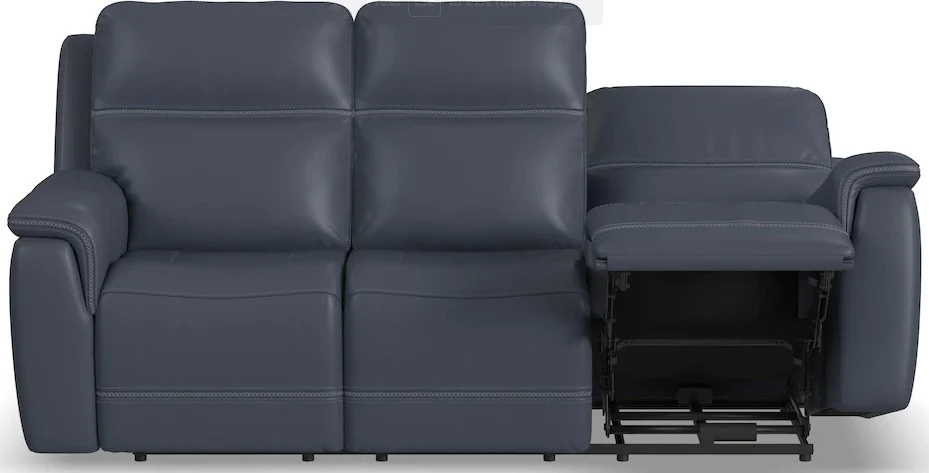 Flexsteel Sawyer Power Reclining Sofa with Power Headrests and Lumbar - Image 3