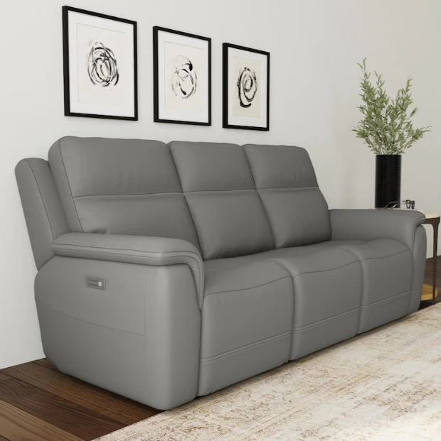 Flexsteel Sawyer Power Reclining Sofa with Power Headrests and Lumbar - Image 7