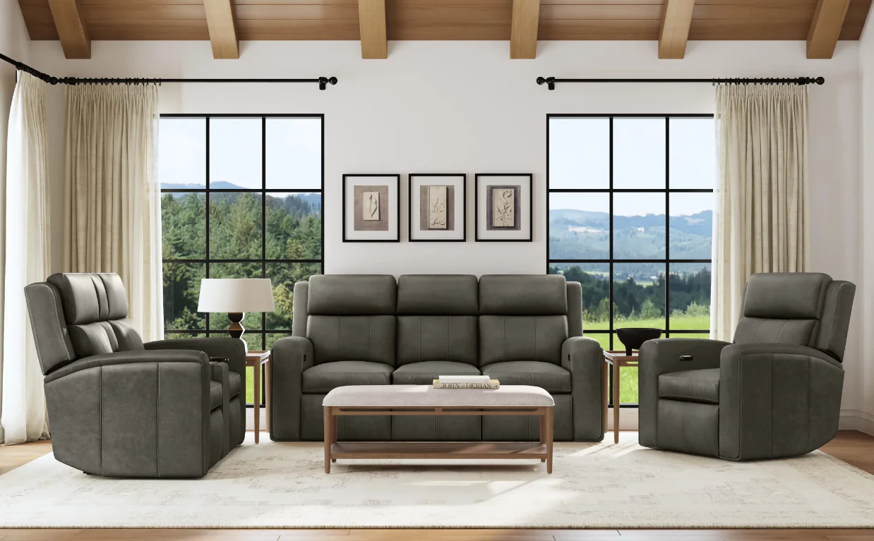 Flexsteel Wyatt Power Reclining Sofa with Power Headrests and Lumbar - Image 15