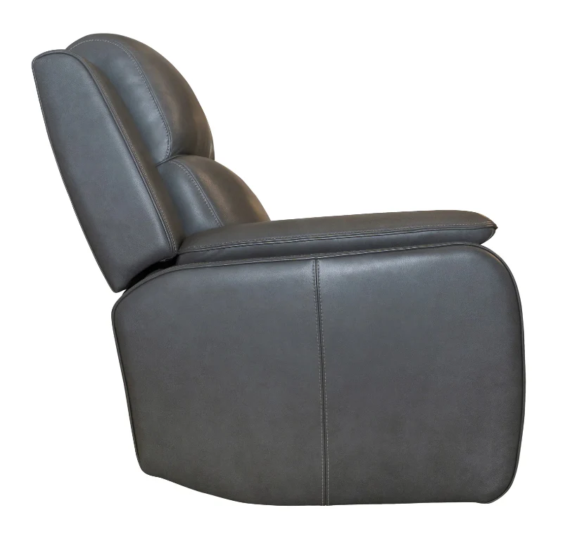 Flexsteel Ziggy Leather Power Recliner with Power Headrest, Lumbar, Heat & Massage - Image 6