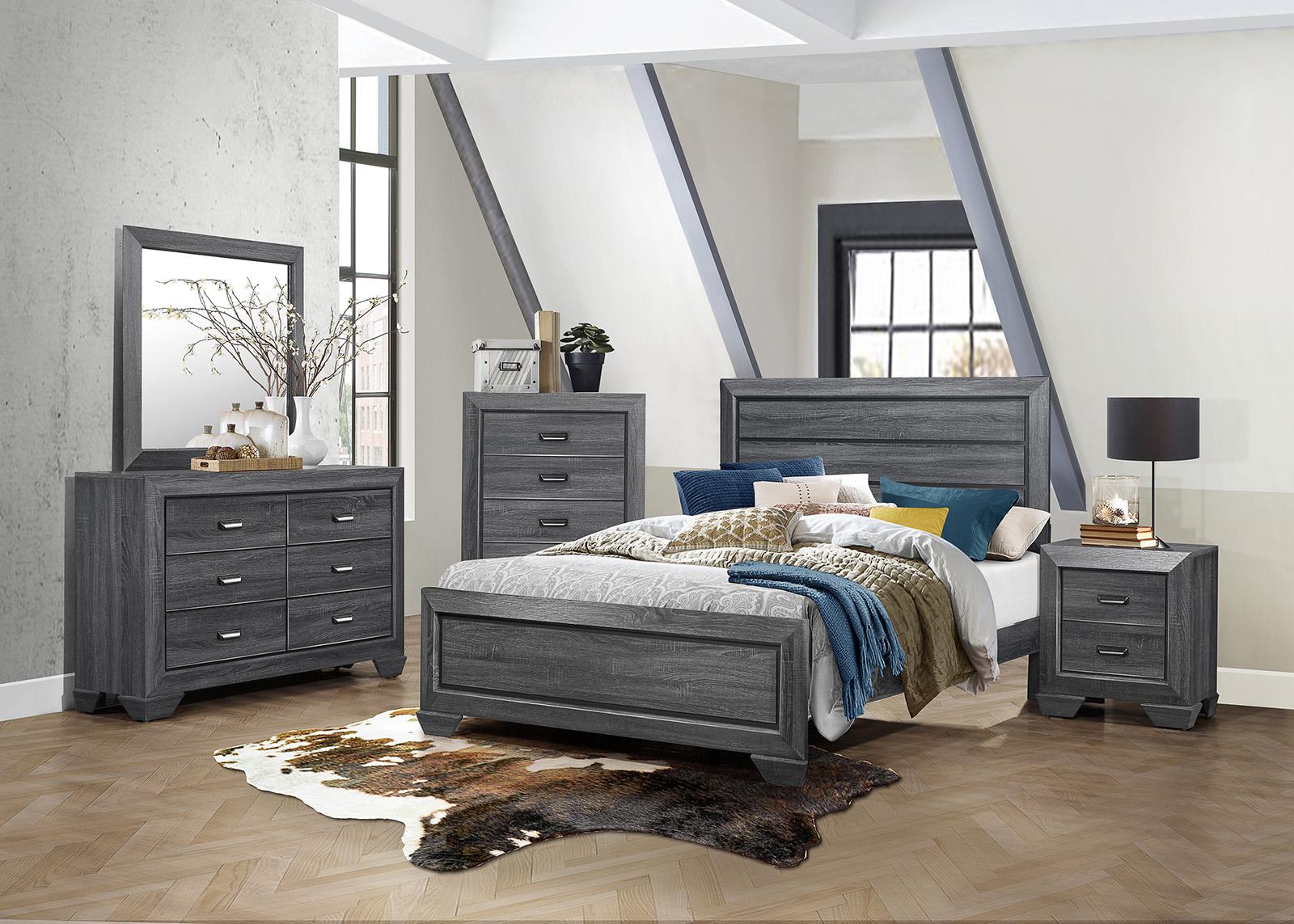 Beechnut Queen Panel Bed in Gray 1904GY-1 - Image 3