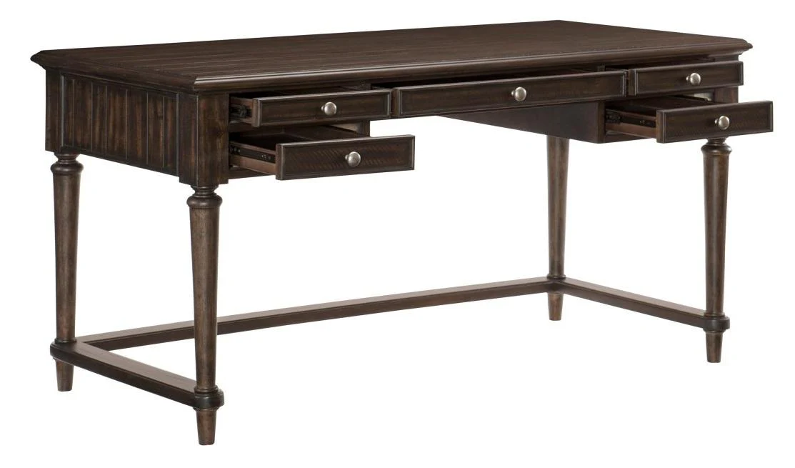 Cardano Writing Desk w/ 3 Working Drawers in Charcoal 1689-16 - Image 4