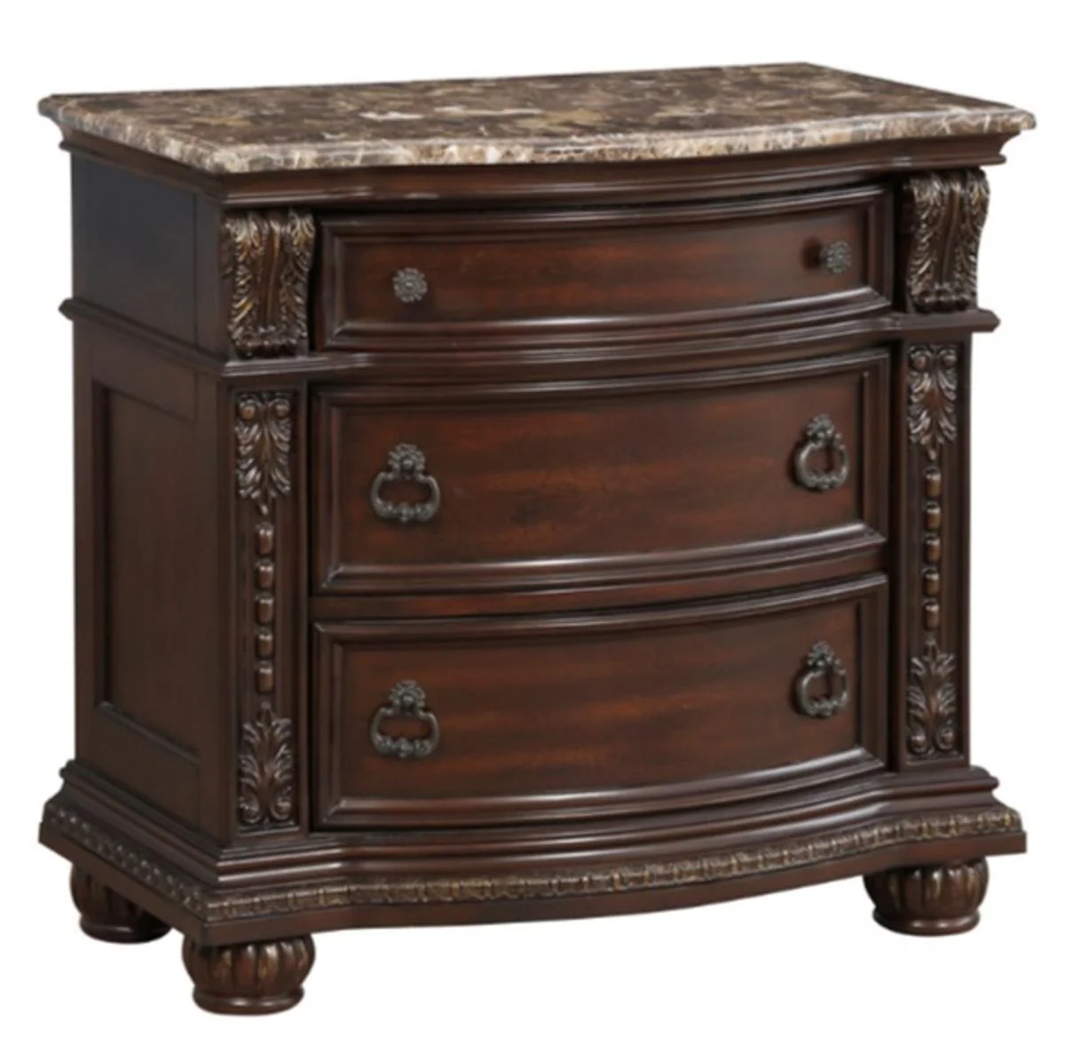 Cavalier Nightstand in Dark Cherry 1757-4 - Image 2