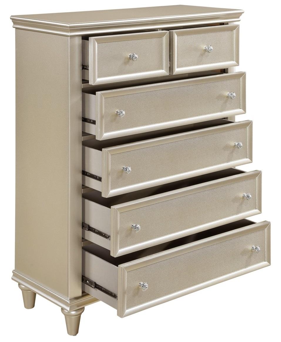 Celandine 6 Drawer Chest in Silver 1928-9 - Image 3