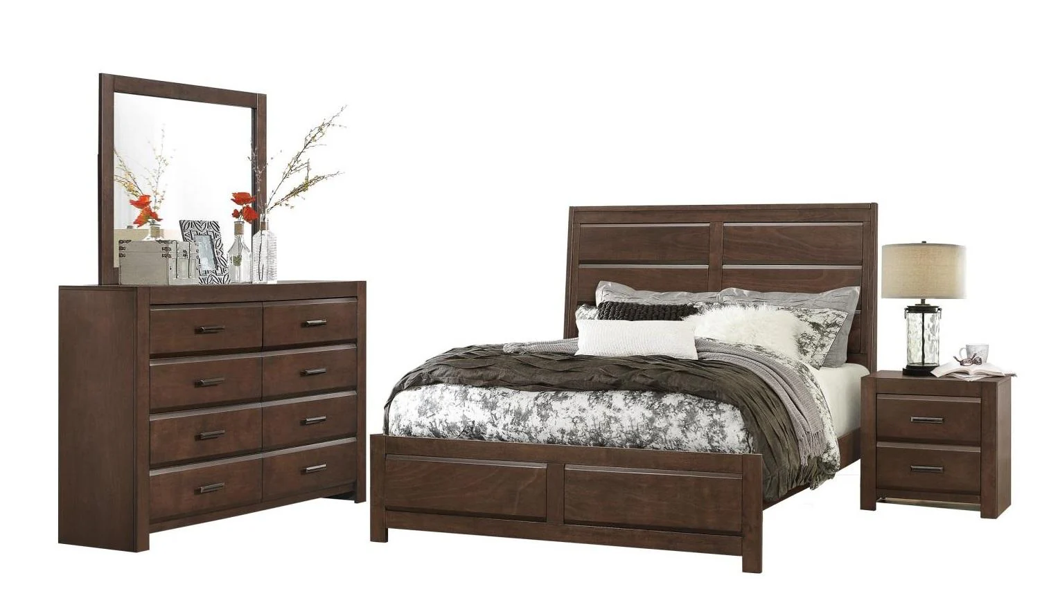 Erwan Mirror in Dark Walnut 1961-6 - Image 3