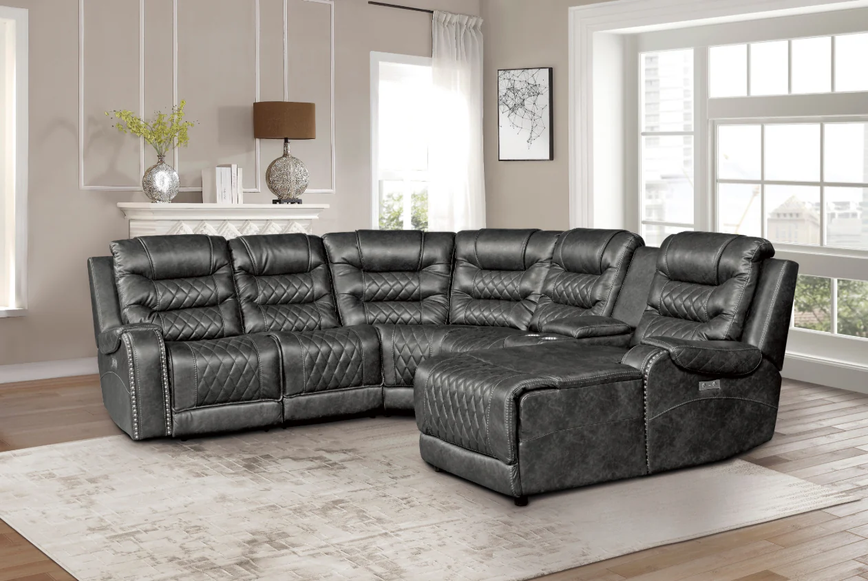 Putnam Corner Seat in Gray 9405GY-CR - Image 3
