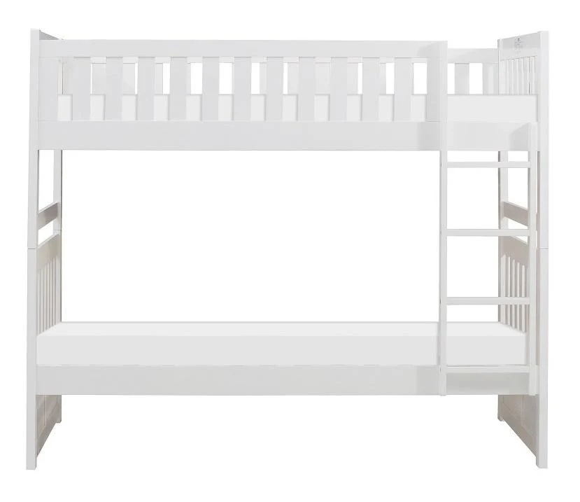 Galen Twin/Twin Bunk Bed in White B2053W-1 - Image 2