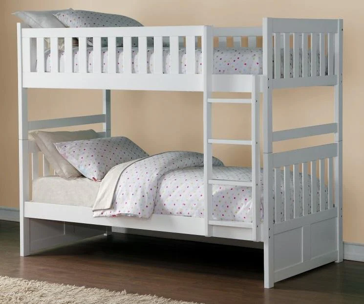 Galen Twin/Twin Bunk Bed in White B2053W-1 - Image 3