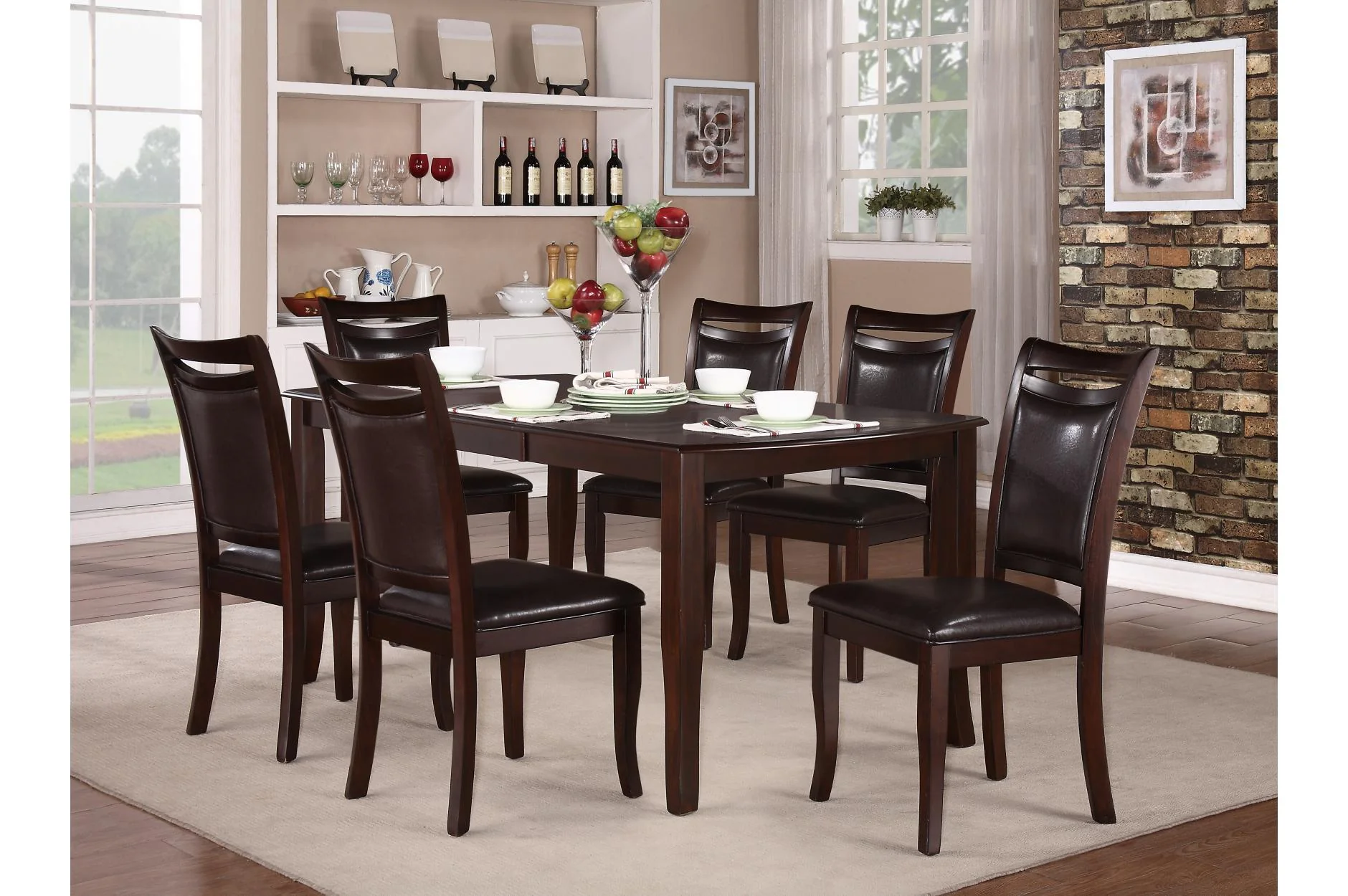Maeve Side Chair in Dark Cherry (Set of 2) 2547S - Image 2