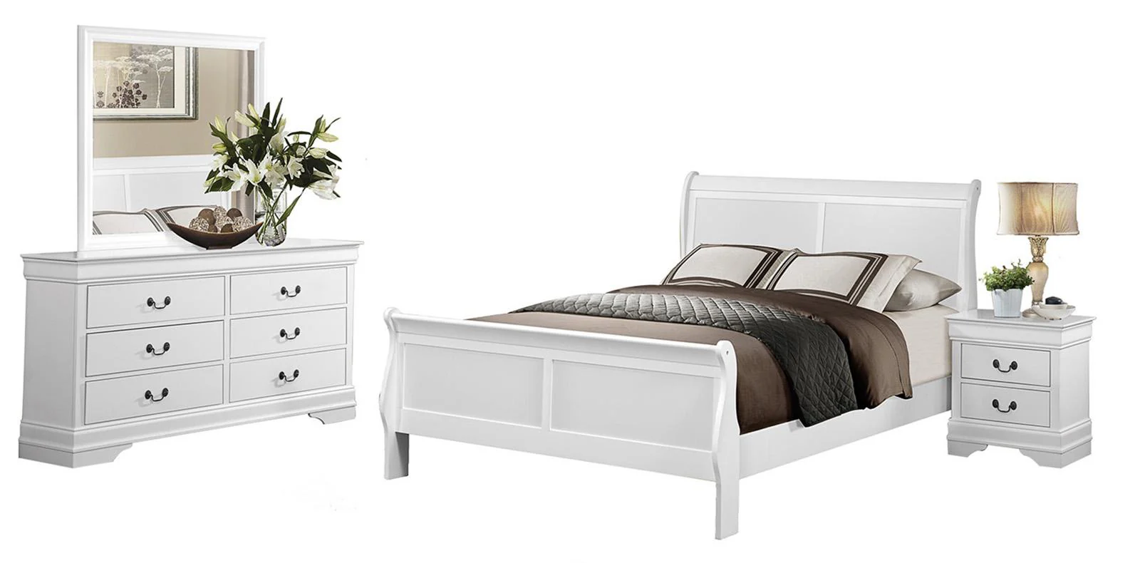 Mayville 2 Drawer Nightstand in White 2147W-4 - Image 2