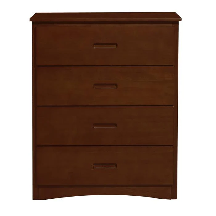 Rowe 4 Drawer Chest in Dark Cherry B2013DC-9
