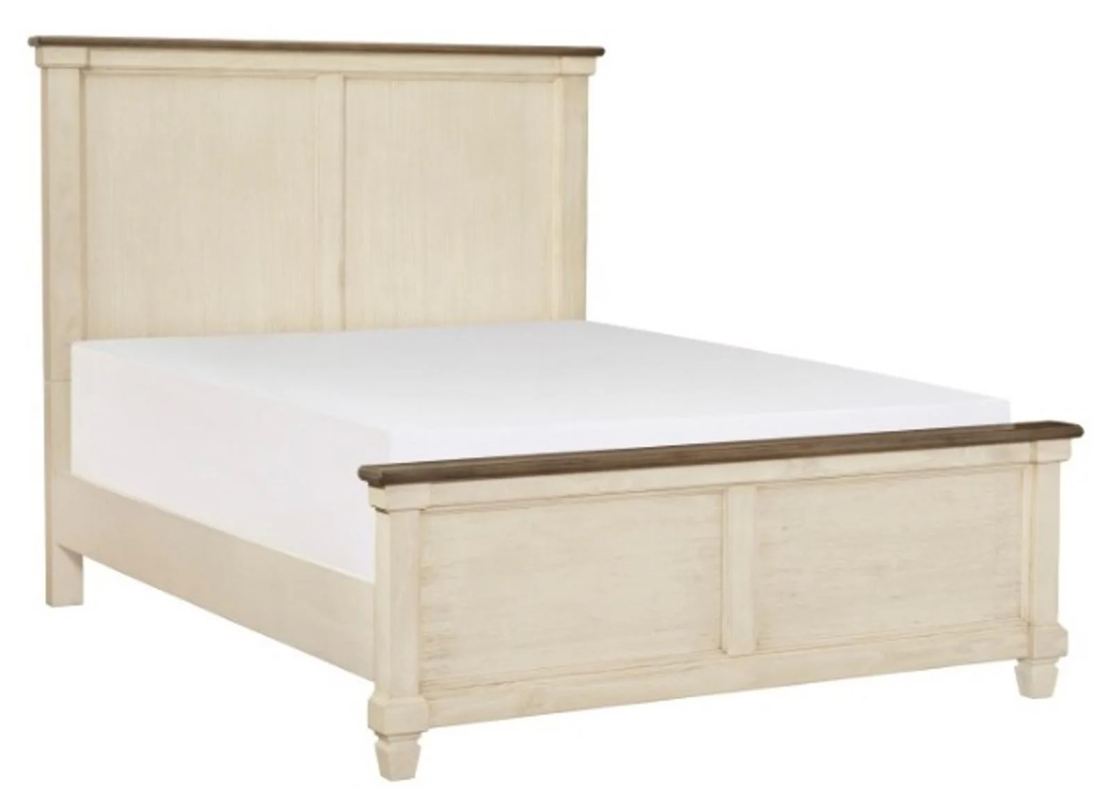 Weaver Queen Panel Bed in Antique White 1626-1 - Image 2